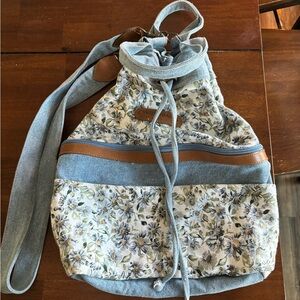 Jean Floral Purse - CarpetBags